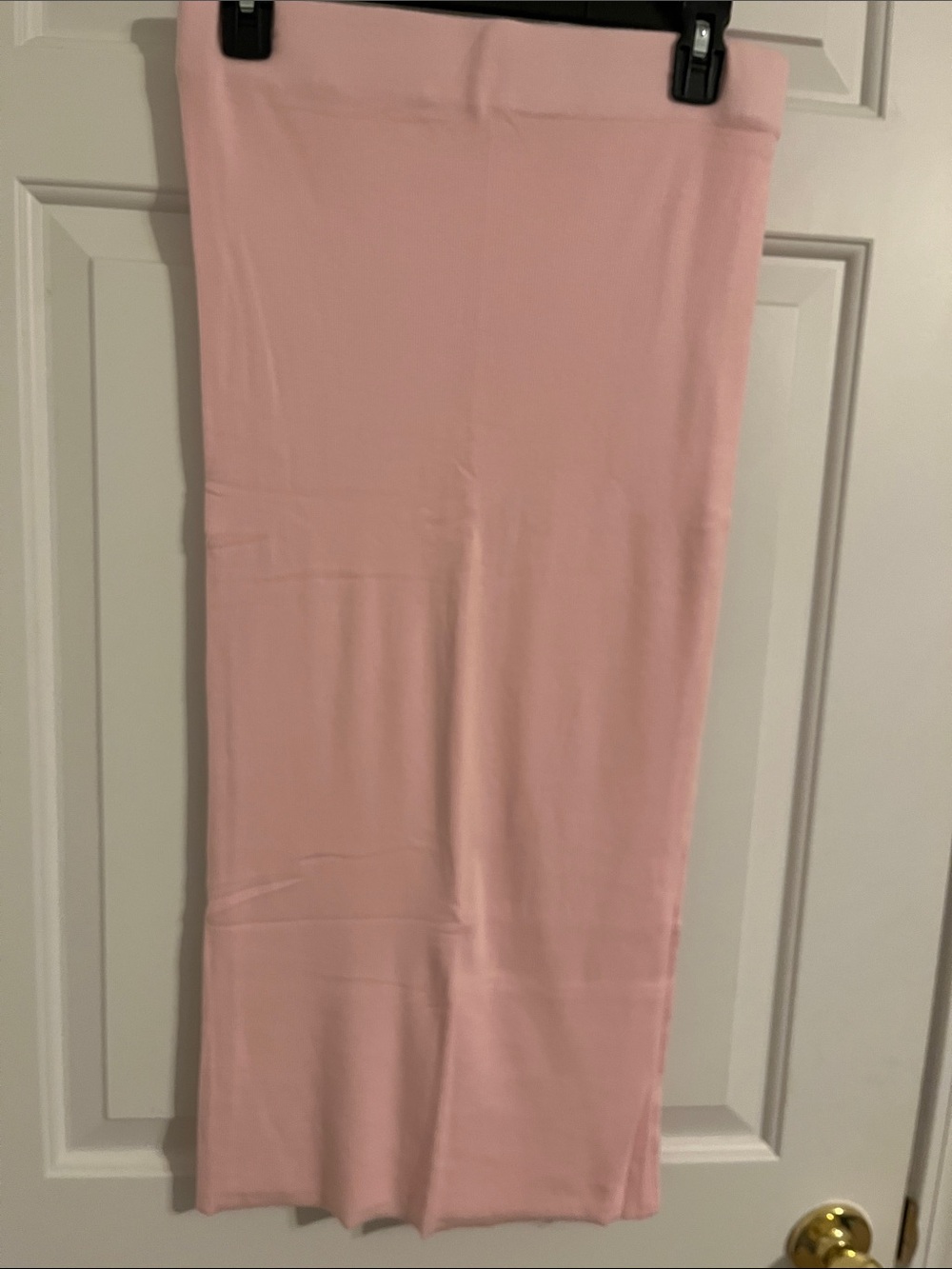 Cotton Citizen Soft Pink Stretch Pencil Skirt